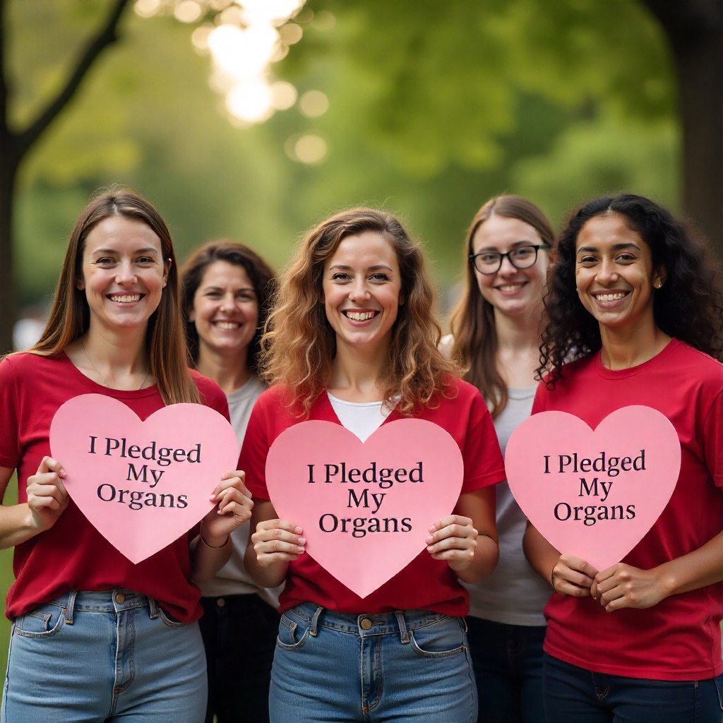Opportunities to volunteer for organ pledges