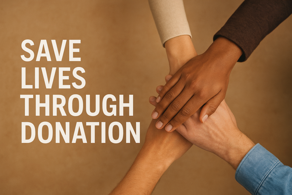 save lives through donation