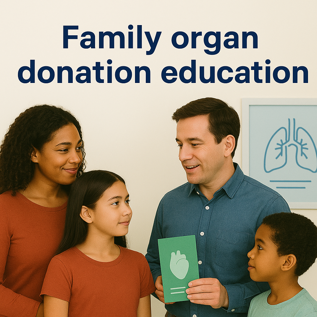 family organ donation education